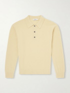 FRAME - Wool Polo Sweater - Yellow