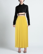 Alessia Santi Womens Maxi skirt Mustard