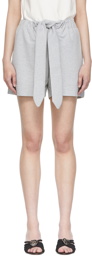 Vejas Maksimas Gray Cotton Shorts