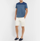 Orlebar Brown - Sammy Striped Cotton-Jersey T-Shirt - Men - Blue