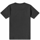 Stone Island Junior Text Logo T-Shirt in Black