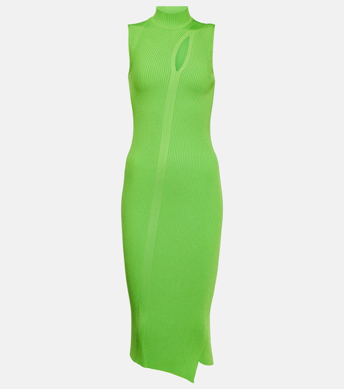 ワンピース VERSACE Cut out midi dress Black Cutout Midi Dress by Versace on Sale
