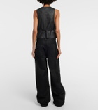 Ann Demeulemeester - Lut cotton voile vest