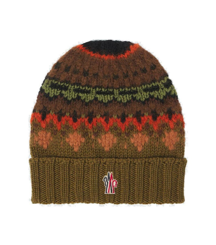Photo: Moncler Grenoble Intarsia wool-blend beanie
