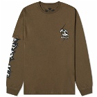 Acronym Men's 100% Organic Cotton Long Sleeve T-shirt in Raf Green