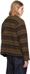 Engineered Garments Brown Fair Isle Cardigan