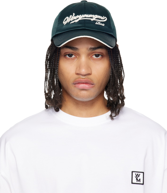 Photo: WOOYOUNGMI Green Rope Embroidered Ball Cap