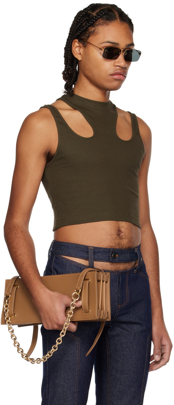 K.NGSLEY Khaki R2 Tank Top