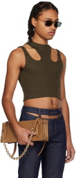 K.NGSLEY Khaki R2 Tank Top