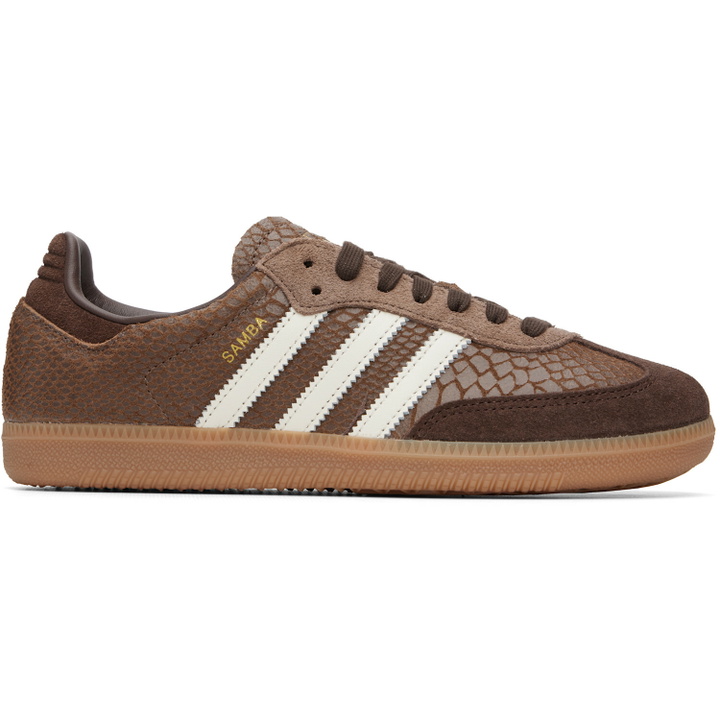 Photo: adidas Originals Brown Samba OG Sneakers