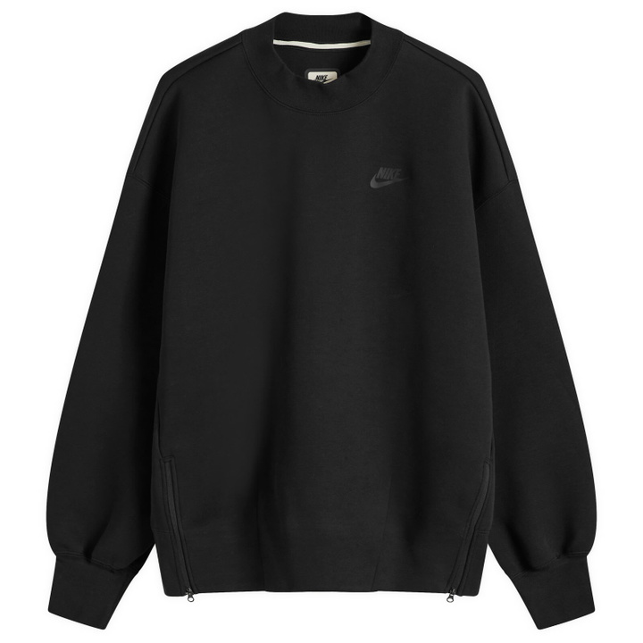Photo: Nike Women's Tech Fleece Oversized Crew Sweat in Black