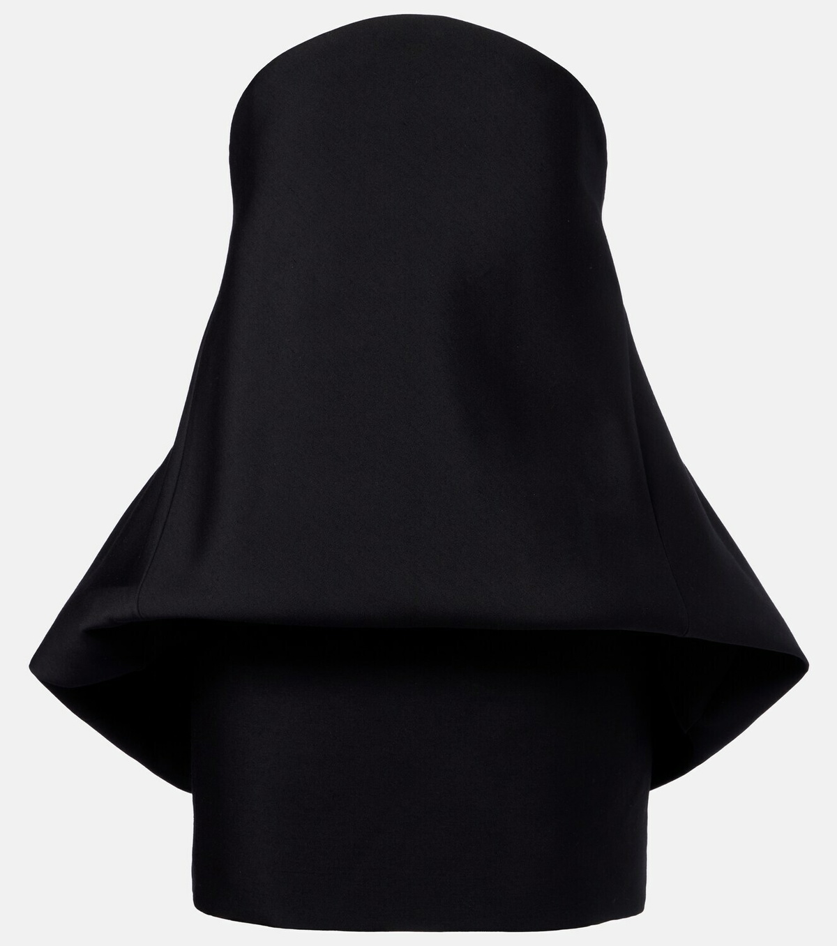 Balenciaga Peplum bustier dress