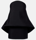 Balenciaga Peplum bustier dress