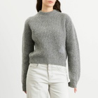 Cecilie Bahnsen Women's Bega Fisherman Knit in Light Grey