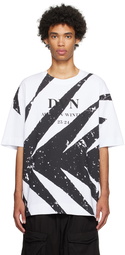 Dries Van Noten White Screen Print T-Shirt