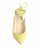 Manila Grace Womens Pumps Lime in Green
