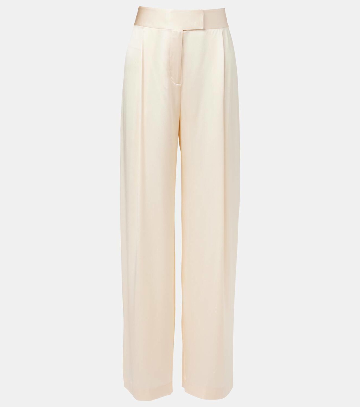 The Sei Silk satin straight pants