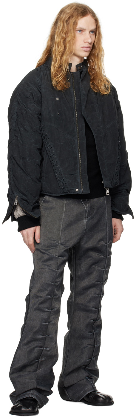 Andersson Bell Navy Lace-Up Padded Jacket Andersson Bell