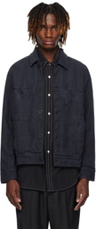 CASEY CASEY Navy Johnsen Jacket