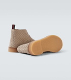 Gucci GG suede desert boots