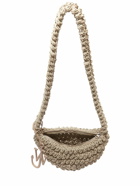 JW ANDERSON - Popcorn Sling Crochet Shoulder Bag