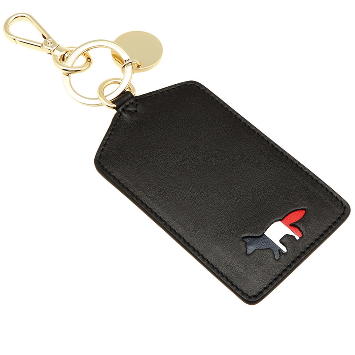 Photo: Maison Kitsuné Tricolour Leather Keyring