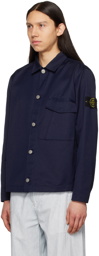 Stone Island Navy Patch Shirt