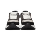Alexander McQueen Grey and Black Oversized Runner Sneakers