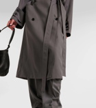 The Row Eric silk trench coat