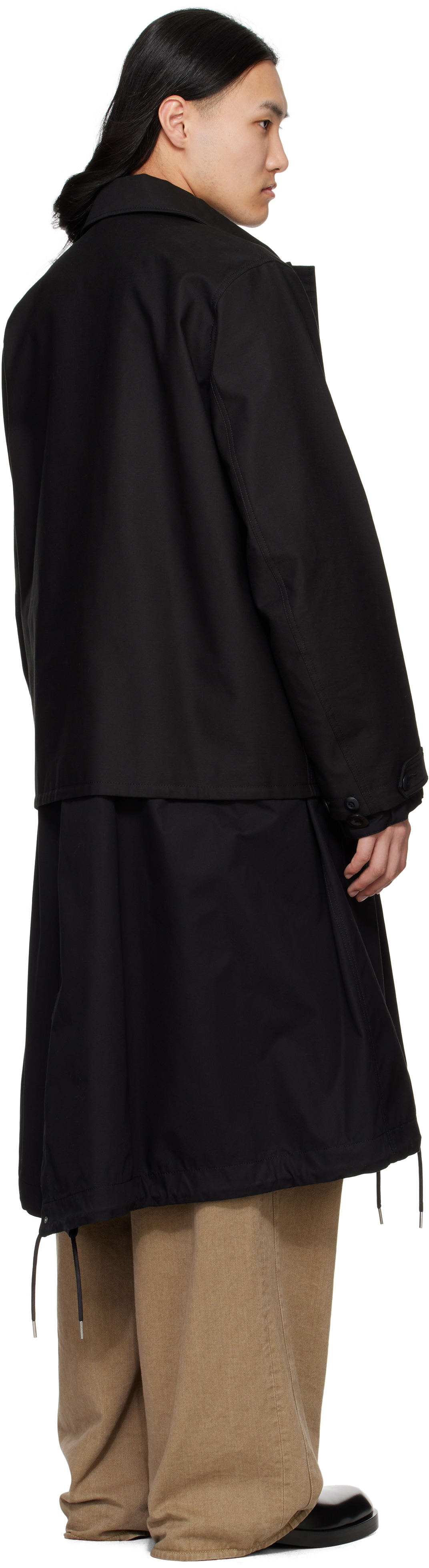 ジャケット・アウター sacai x WTAPS Cotton Back Satin Coat WTAPS Cotton Back Satin Coat in Beige – SVRN