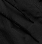 ADIDAS ORIGINALS - Adicolor Logo-Print Striped Primegreen Shorts - Black