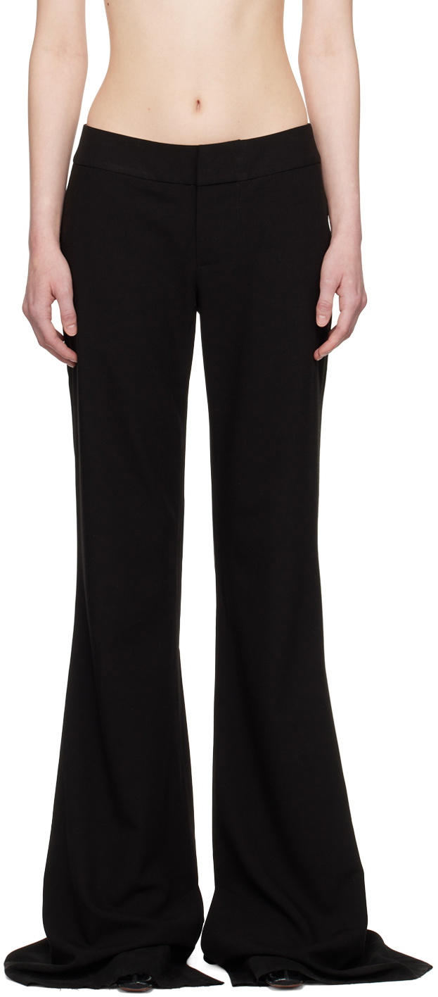 JUNEYEN Black Flared Trousers