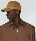 Miu Miu Logo corduroy baseball cap