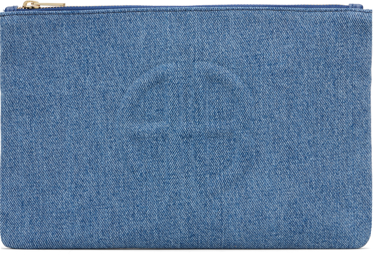ANINE BING Blue Lili Pouch