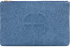 ANINE BING Blue Lili Pouch