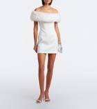 David Koma Strapless bustier minidress