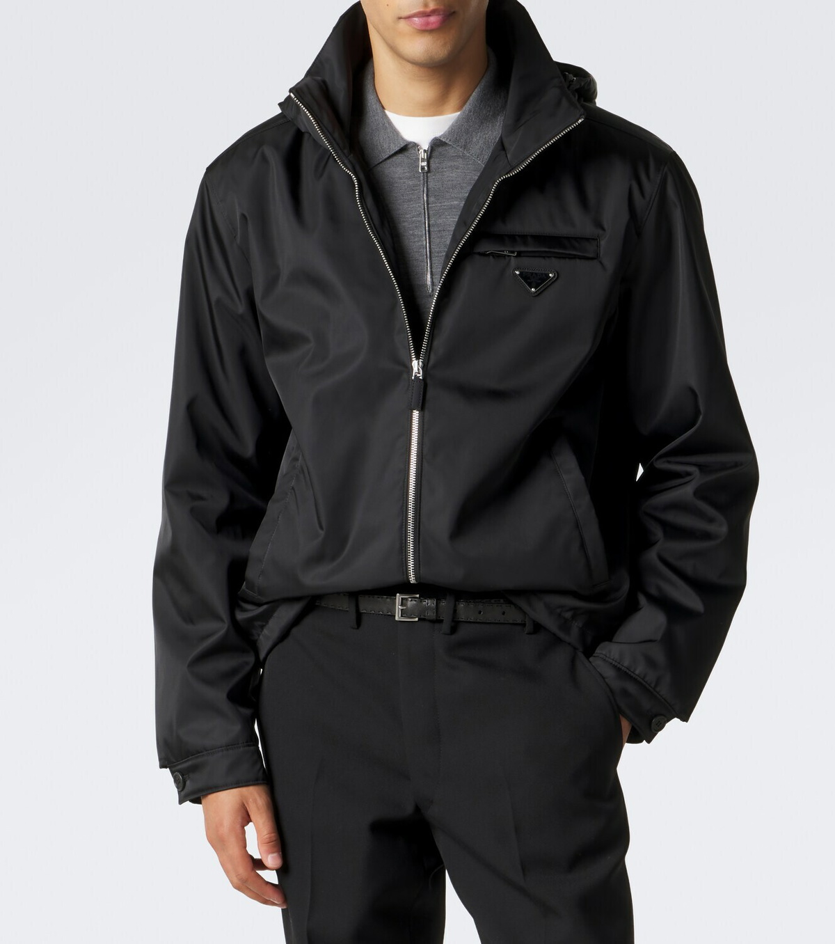 Prada Re-Nylon hooded jacket