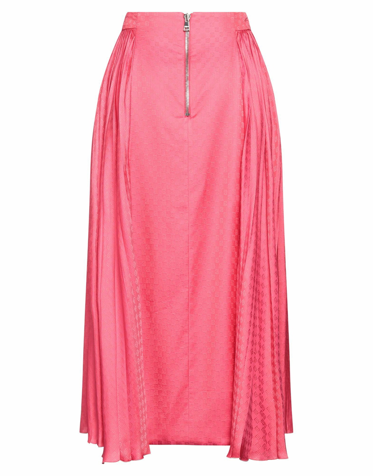 Balmain Womens Midi skirt Fuchsia