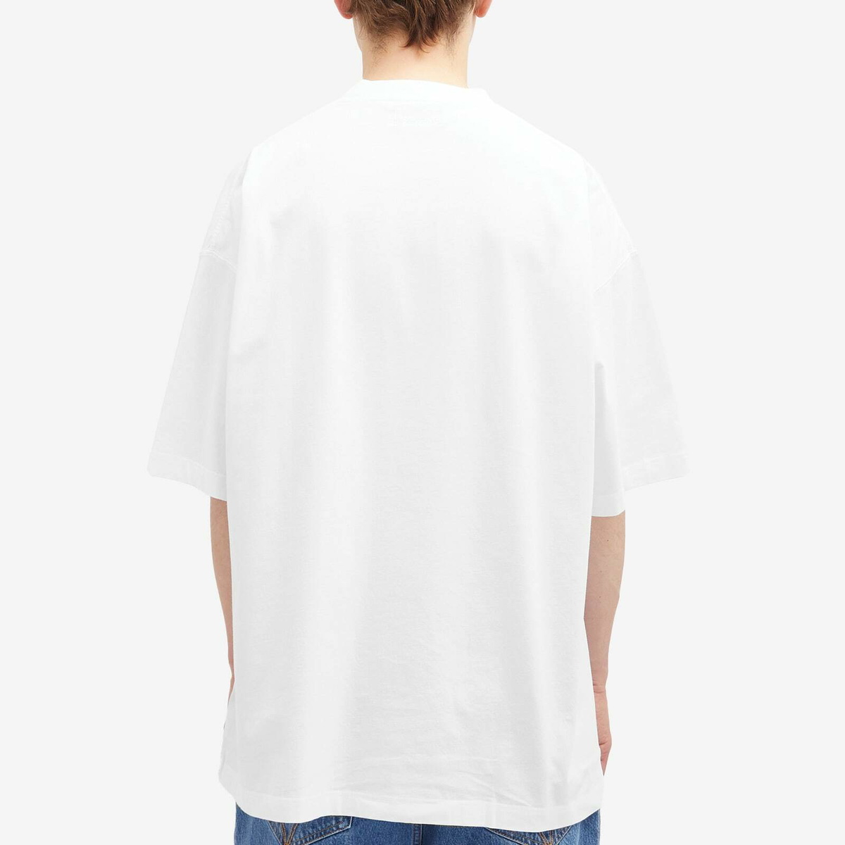 VETEMENTS Men's Website Oversized T-Shirt in White Vetements