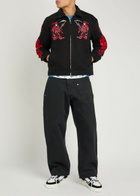 Warren Lotas Dueling Reaper Printed Jacket Black
