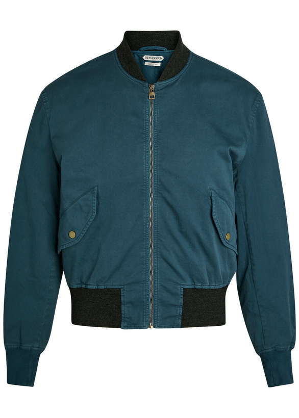 Photo: JW Anderson Cotton Bomber Jacket Navy