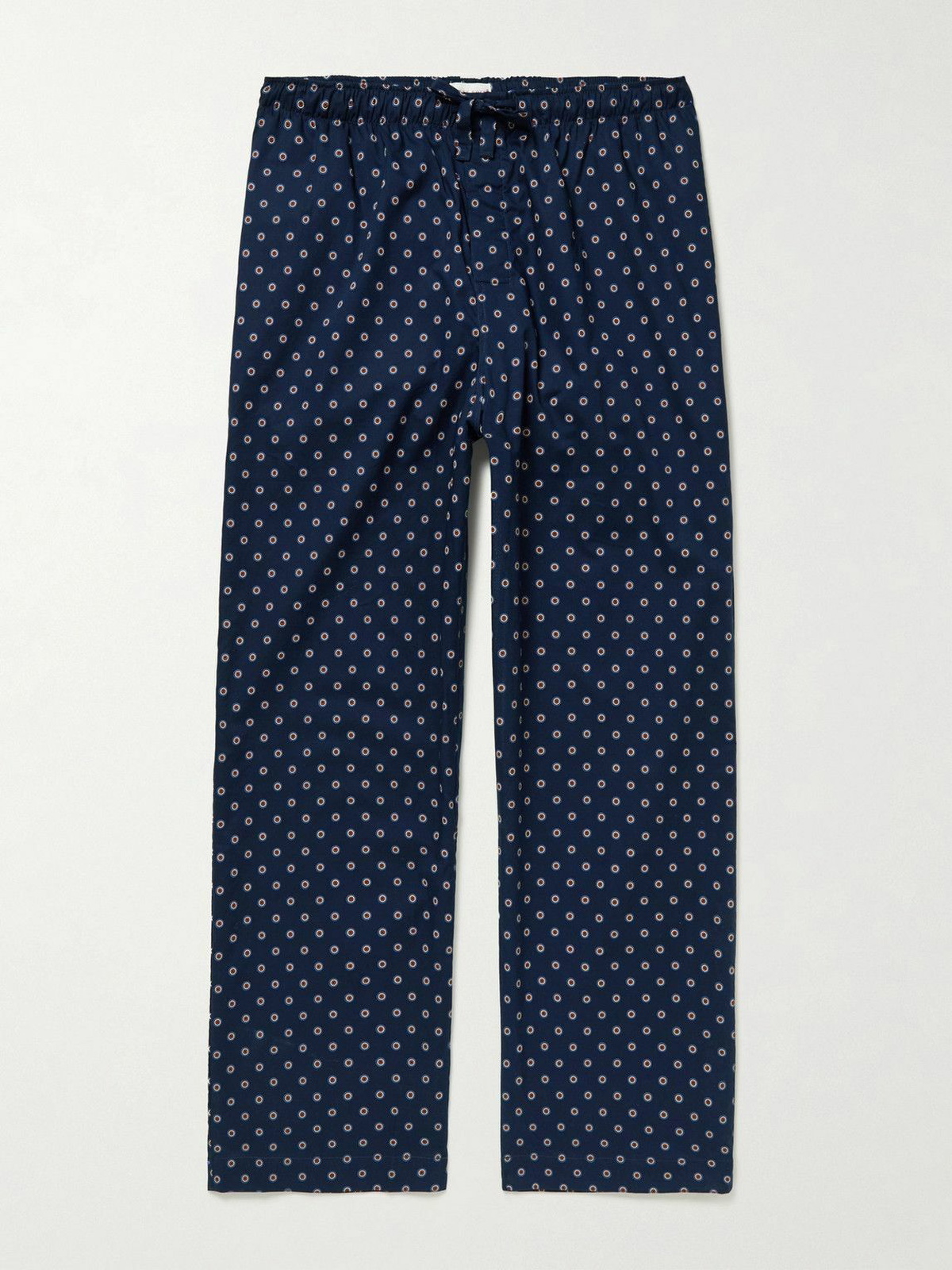 Derek Rose - Nelson Printed Cotton-Poplin Pyjama Trousers - Blue Derek Rose