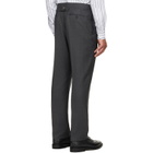 Thom Browne Gray Classic Twill Backstrap Trousers