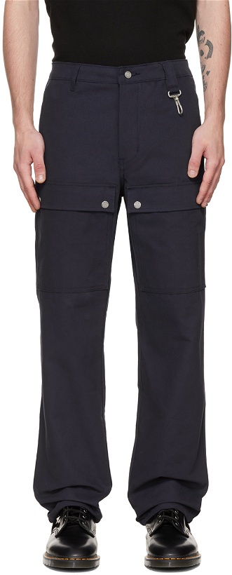 Photo: Reese Cooper Navy Harness Cargo Pants