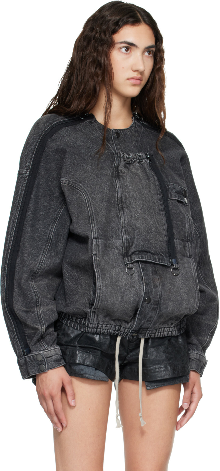Stefan Cooke Gray Airshow Denim Jacket