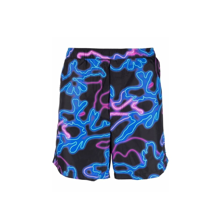 Photo: Valentino Neon-print Swim Shorts
