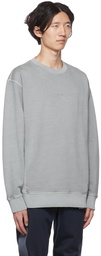 BOSS Gray Cotton Sweatshirt