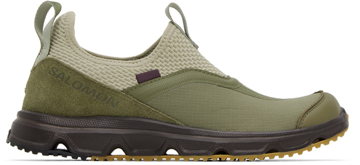 Photo: Pas Normal Studios Green Salomon Edition RX Snug Sneakers