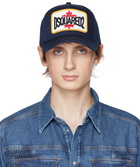 Dsquared2 Navy Patch Baseball Cap