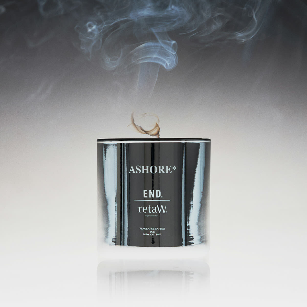 END. x retaW 'Ashore' Candle in Silver 